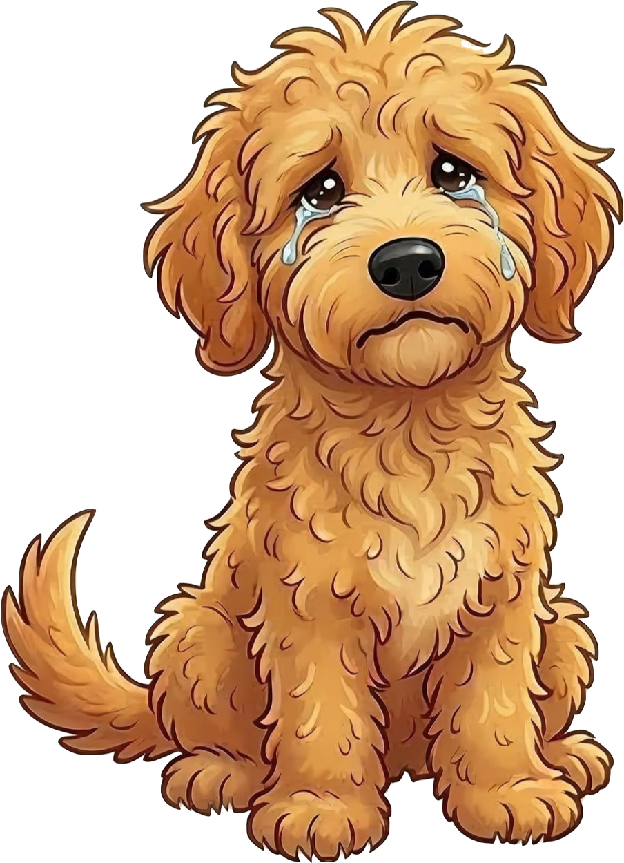 Sad dog